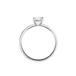 Bague Solitaire Stella Argent Blanc Oxyde De Zirconium|Marc Orian Clearance