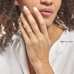 Bague Solitaire Superposition Or Blanc Diamant|Marc Orian Clearance