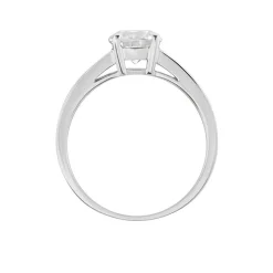 Bague Solitaire Tatjana Or Blanc Oxyde De Zirconium|Marc Orian
