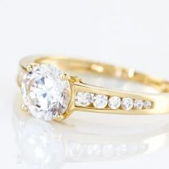Bague Solitaire Tatjana Or Blanc Oxyde De Zirconium|Marc Orian