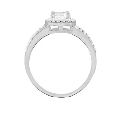 Bague Solitaire Titemae Argent Blanc Oxyde De Zirconium|Marc Orian Sale