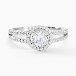 Bague Solitaire Titemae Argent Blanc Oxyde De Zirconium|Marc Orian Sale