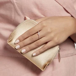 Bague Solitaire Ursi Argent Rose Oxyde De Zirconium|Marc Orian