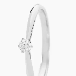 Bague Solitaire Veronika Or Blanc Diamant|Marc Orian Hot