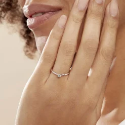 Bague Solitaire Veronika Or Blanc Diamant|Marc Orian Hot