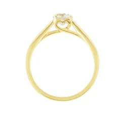 Bague Solitaire Vicoeuria Or Jaune Diamant Synthétique|Marc Orian Discount