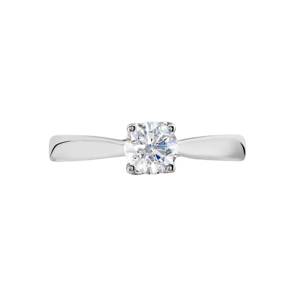 Bague Solitaire Vicoeuria Or Blanc Diamant Synthétique|Marc Orian Sale