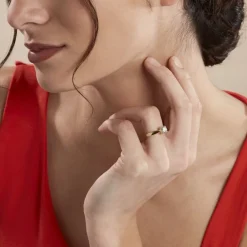 Bague Solitaire Vicoeuria Or Jaune Diamant Synthétique|Marc Orian Best