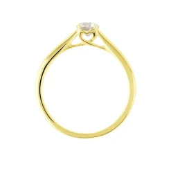 Bague Solitaire Vicoeuria Or Jaune Diamant Synthétique|Marc Orian Online