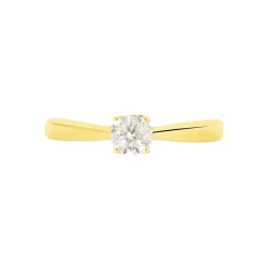 Bague Solitaire Vicoeuria Or Jaune Diamant Synthétique|Marc Orian Online
