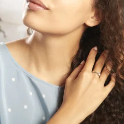 Bague Solitaire Vicoeuria Or Blanc Diamant Synthétique|Marc Orian Sale