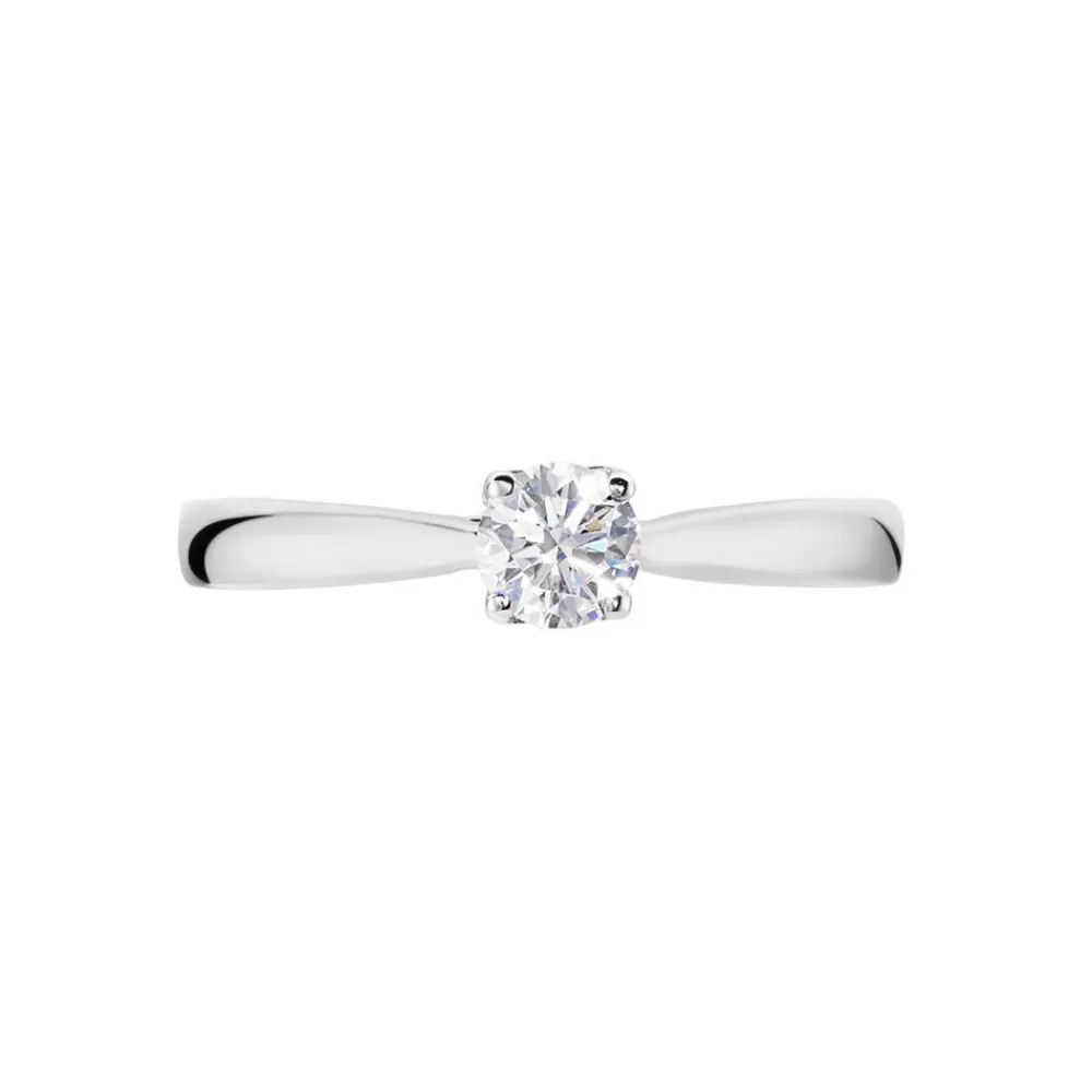 Bague Solitaire Vicoeuria Or Blanc Diamant Synthétique|Marc Orian Sale