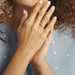 Bague Solitaire Vicoeuria Or Blanc Diamant Synthétique|Marc Orian Sale