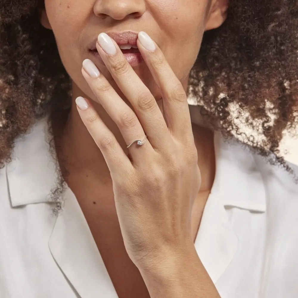 Bague Solitaire Vrille Or Blanc Diamant|Marc Orian Clearance