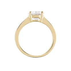 Bague Solitaire Zoura Plaqué Or Jaune Oxyde De Zirconium|Marc Orian
