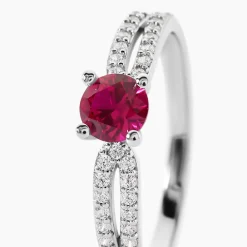 Bague Solitea Argent Blanc Oxyde De Zirconium|Marc Orian New