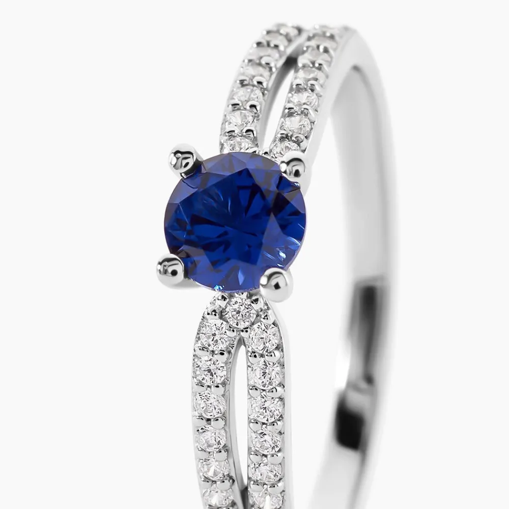 Bague Solitea Argent Blanc Oxyde De Zirconium|Marc Orian Outlet