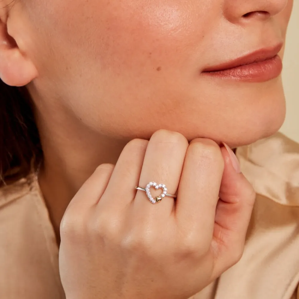 Bague Sorya Or Jaune Argent Blanc Oxyde De Zirconium|Marc Orian Clearance