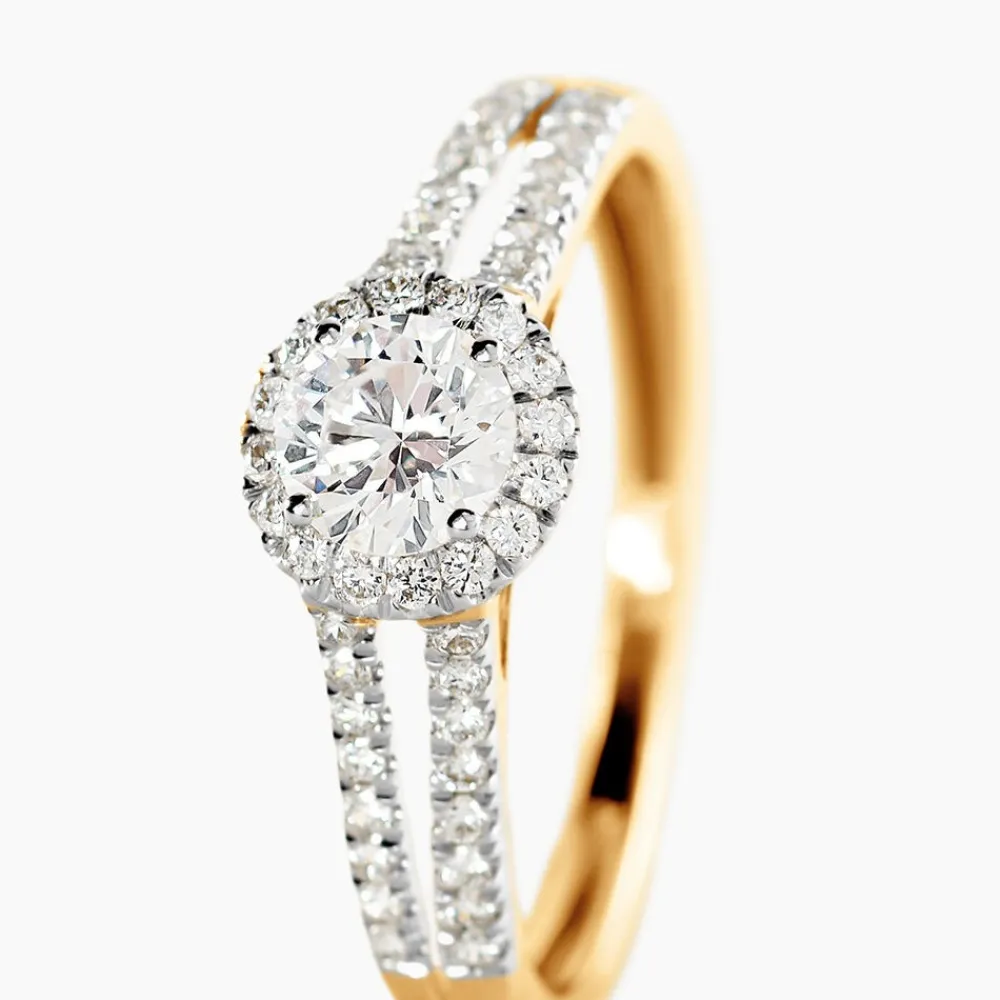 Bague Sosanna Ld Or Jaune Diamant Synthétique|Marc Orian