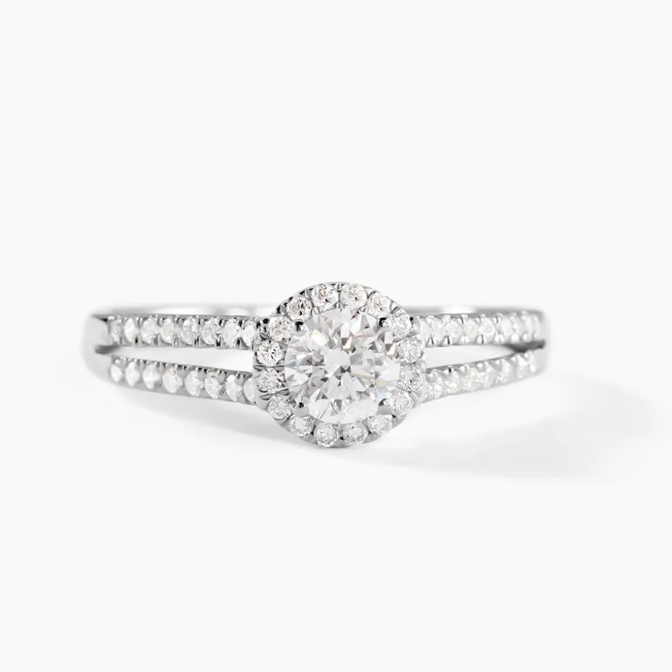 Bague Sosanna Platine Blanc Diamant Synthétique