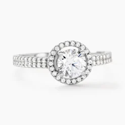 Bague Stelila Or Blanc Oxyde De Zirconium|Marc Orian Online