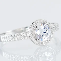 Bague Stelila Or Blanc Oxyde De Zirconium|Marc Orian Online