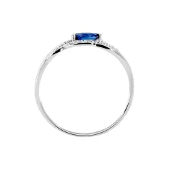 Bague Syriana Or Blanc Saphir Et Diamant|Marc Orian Sale