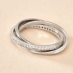 Bague Tahti Argent Blanc Oxyde De Zirconium|Marc Orian Online