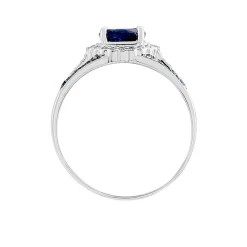 Bague Taliya Or Blanc Saphir Diamant|Marc Orian Outlet