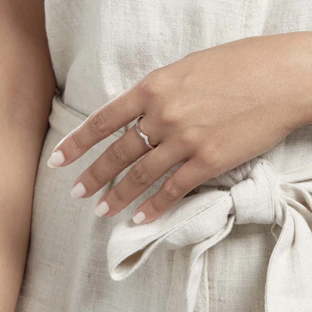 Bague Tami Argent Blanc Oxyde De Zirconium|Marc Orian Hot