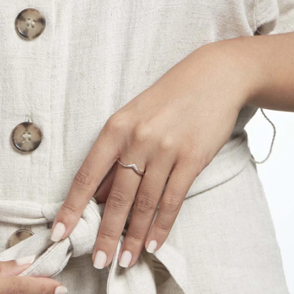 Bague Tami Argent Blanc Oxyde De Zirconium|Marc Orian Hot