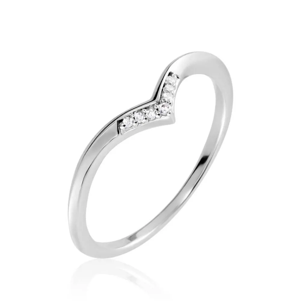 Bague Tami Argent Blanc Oxyde De Zirconium|Marc Orian Hot