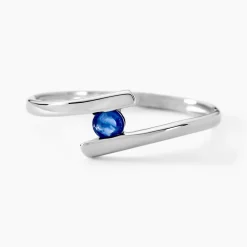 Bague Tamyra Or Blanc Saphir|Marc Orian Online