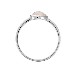 Bague Tao Argent Blanc Quartz