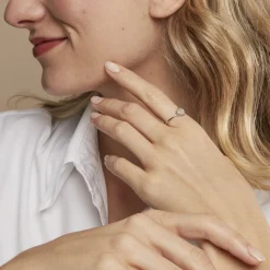 Bague Tao Argent Blanc Quartz