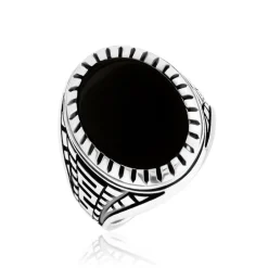 Bague Thimeo Argent Blanc Onyx|Marc Orian Hot