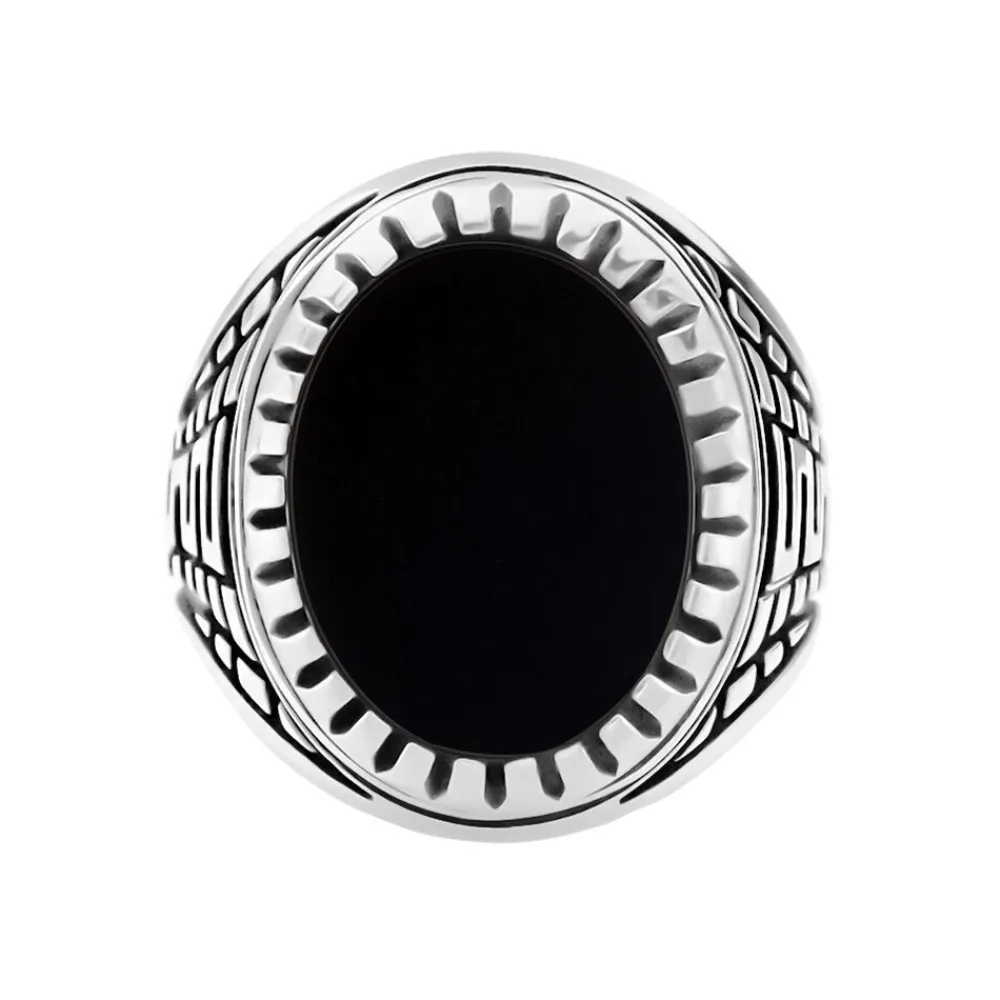 Bague Thimeo Argent Blanc Onyx|Marc Orian Hot