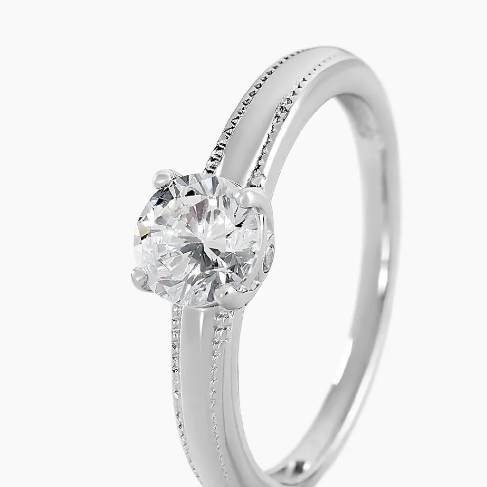 Bague Tiphane Argent Blanc Oxyde De Zirconium|Marc Orian Hot
