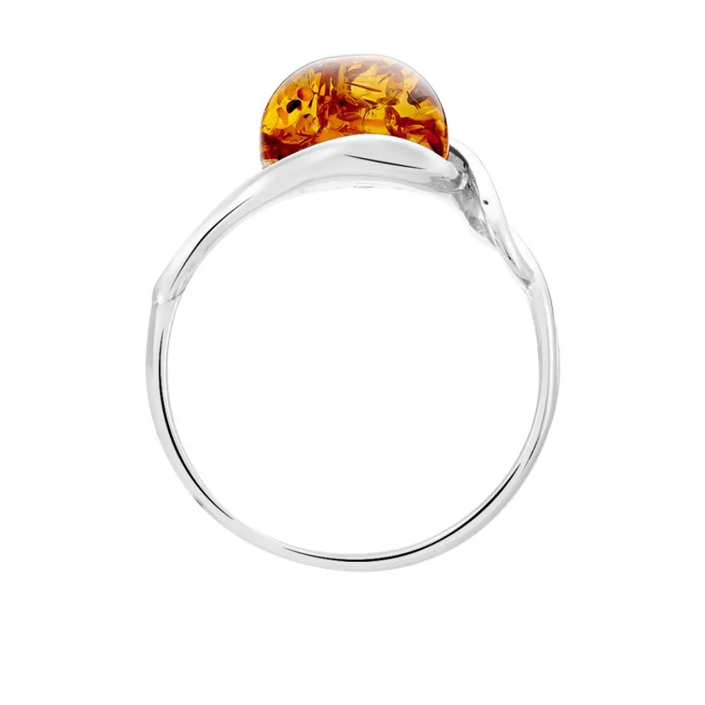 Bague Titziana Argent Blanc Ambre|Marc Orian Sale