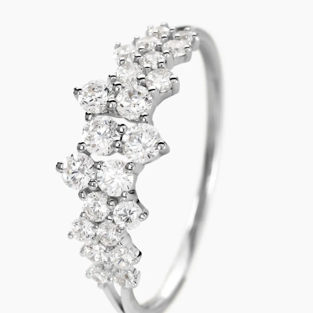 Bague Tokyo Or Blanc Oxyde De Zirconium|Marc Orian Best