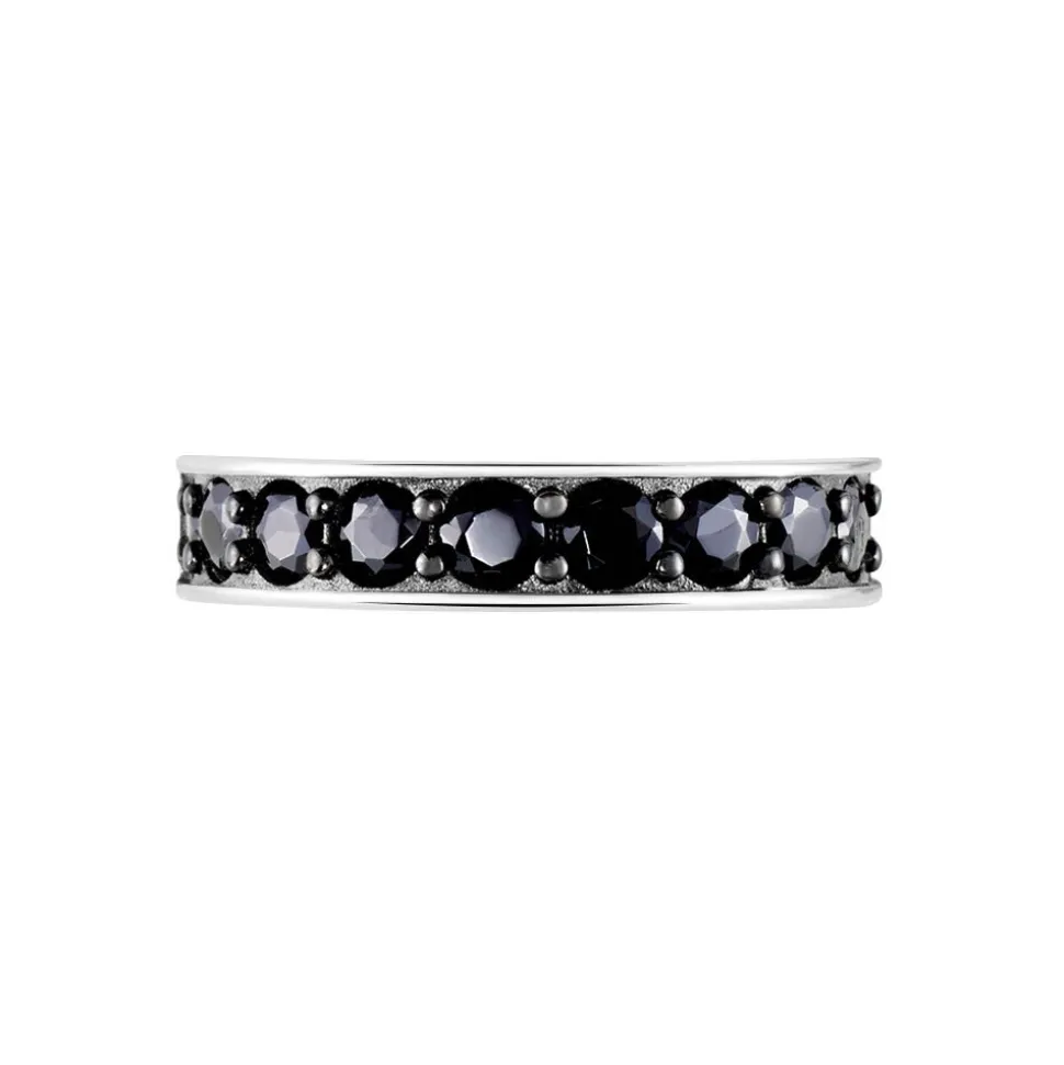 Bague Tour Complet Mondy Argent Oxydes De Zirconium
