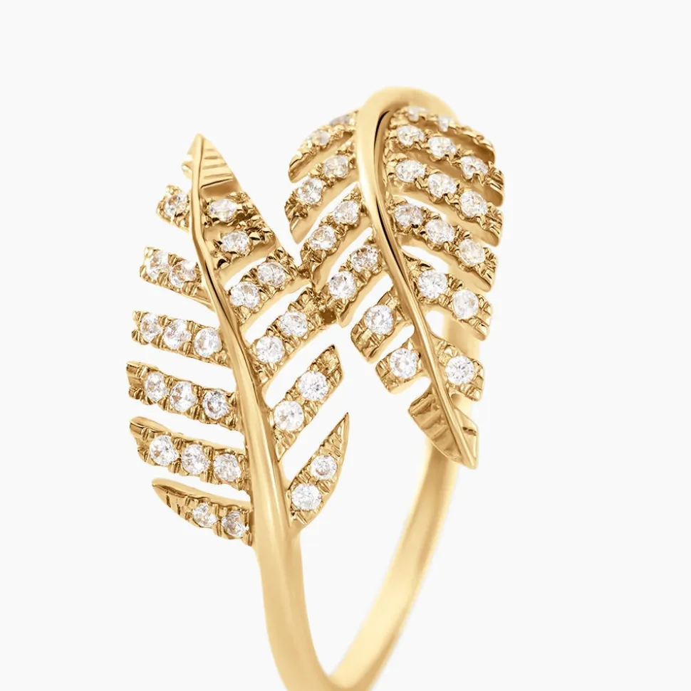 Bague Tourkia Or Jaune Oxyde De Zirconium