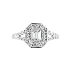 Bague Transmission Or Blanc Diamant