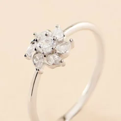 Bague Ulyssia Argent Blanc Oxyde De Zirconium