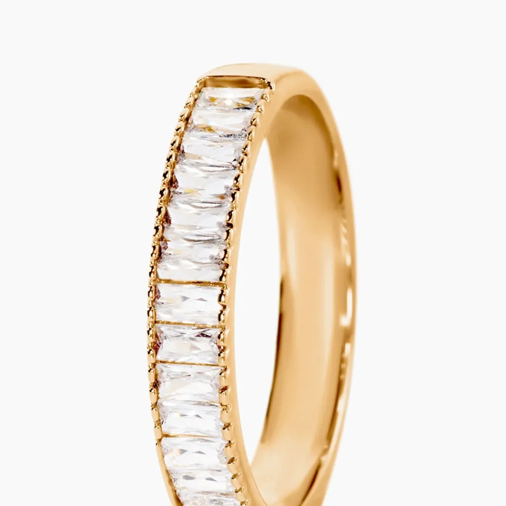 Bague Valentyne Plaque Or Jaune Oxyde De Zirconium|Marc Orian Outlet
