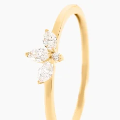 Bague Vasilica Or Jaune Diamant Synthétique|Marc Orian New