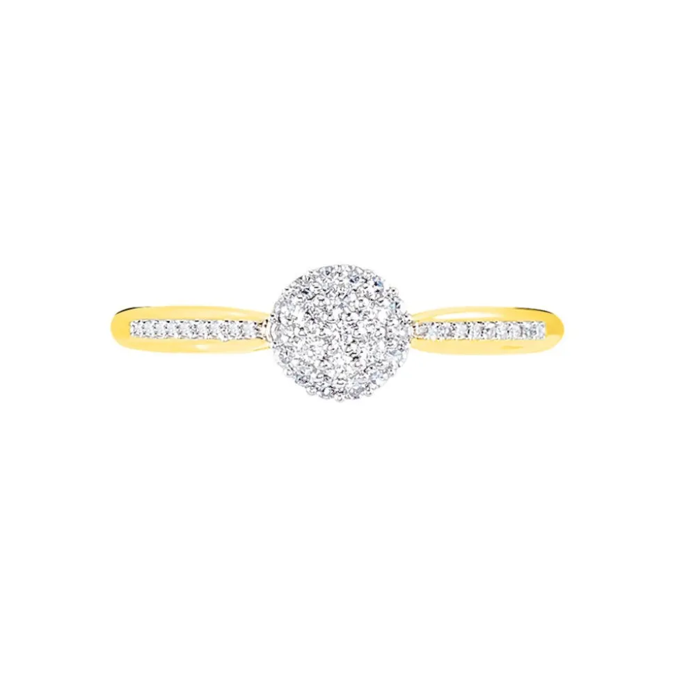 Bague Veranina Or Jaune Diamant