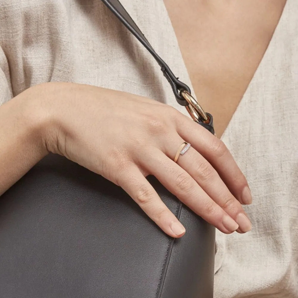 Bague Vero Or Jaune Oxyde De Zirconium|Marc Orian