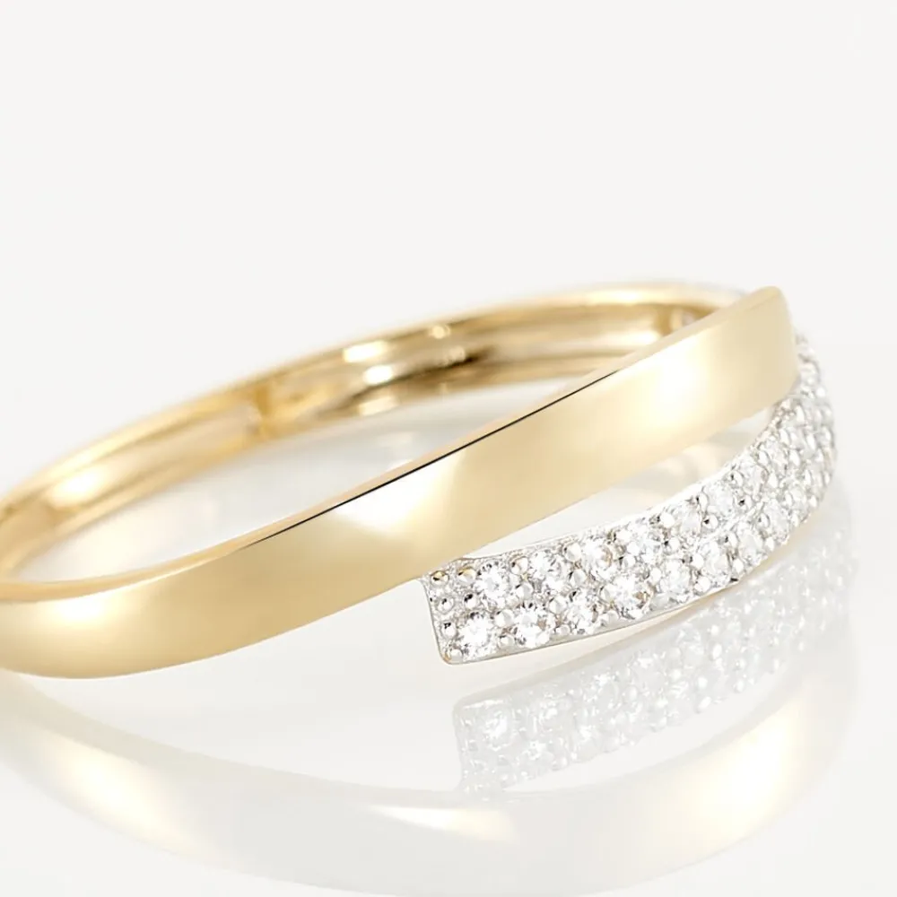 Bague Vero Or Jaune Oxyde De Zirconium|Marc Orian