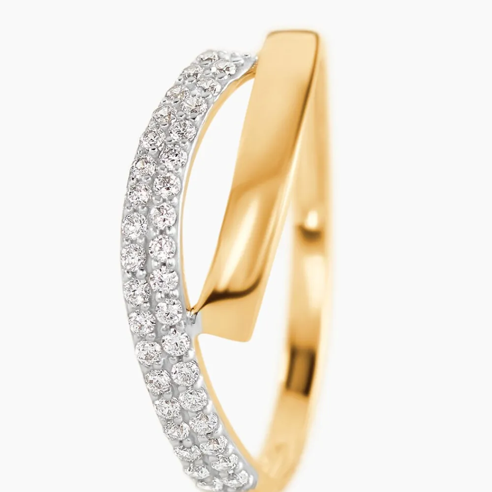 Bague Vero Or Jaune Oxyde De Zirconium|Marc Orian